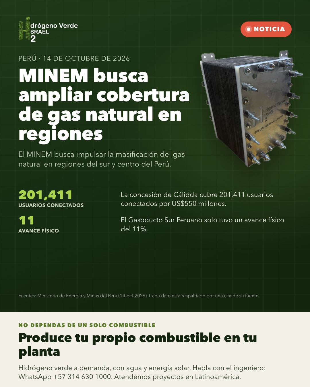 Pieza gráfica de la noticia, tal como la publicamos en nuestras redes